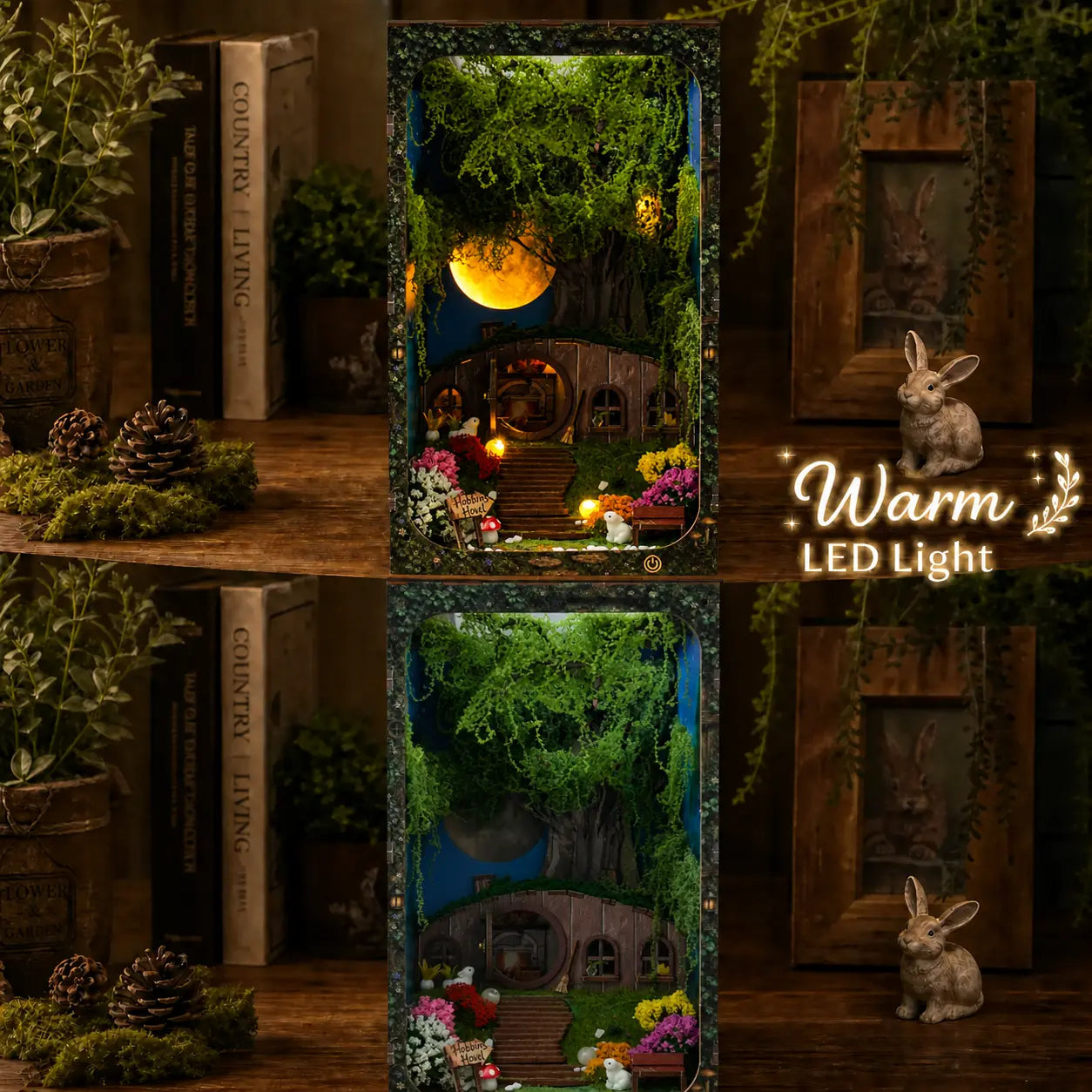 Hobbins Hovel Fantasy Cottage DIY Book Nook Kit