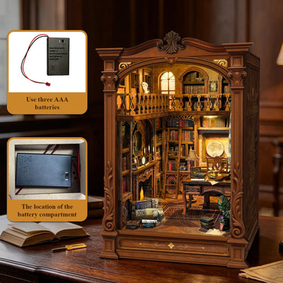 Vintage Archive DIY Book Nook Kit - ROCOXIA
