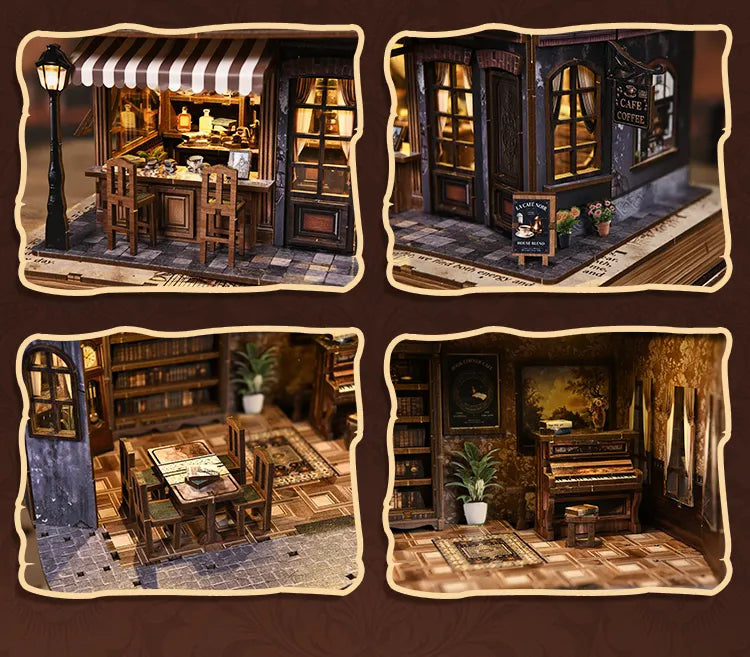 Book Corner Cafe DIY Book Nook Kit