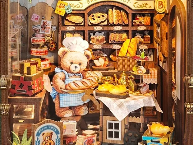 Cozy Little Bear Bakery — Bear Bakery DIY Book Nook Kit
