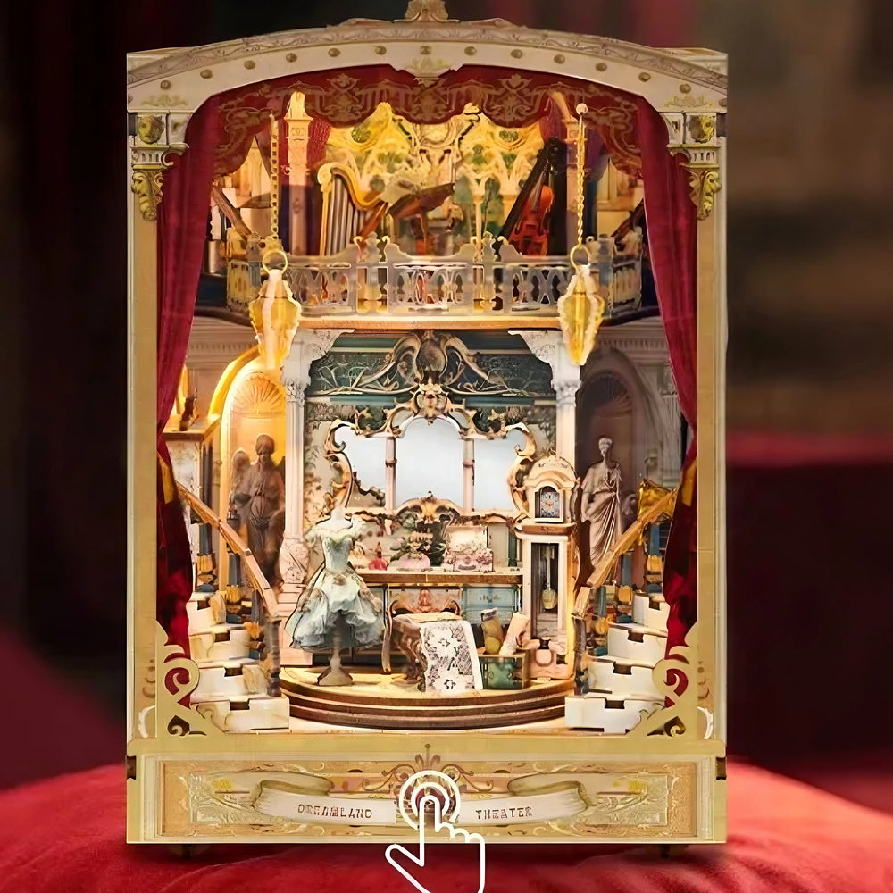 Three-Mode Touch Control — Dreamland Theater DIY Book Nook Kit
