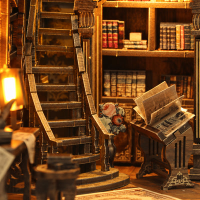 Ancient Book Collection Room DIY Book Nook Kit