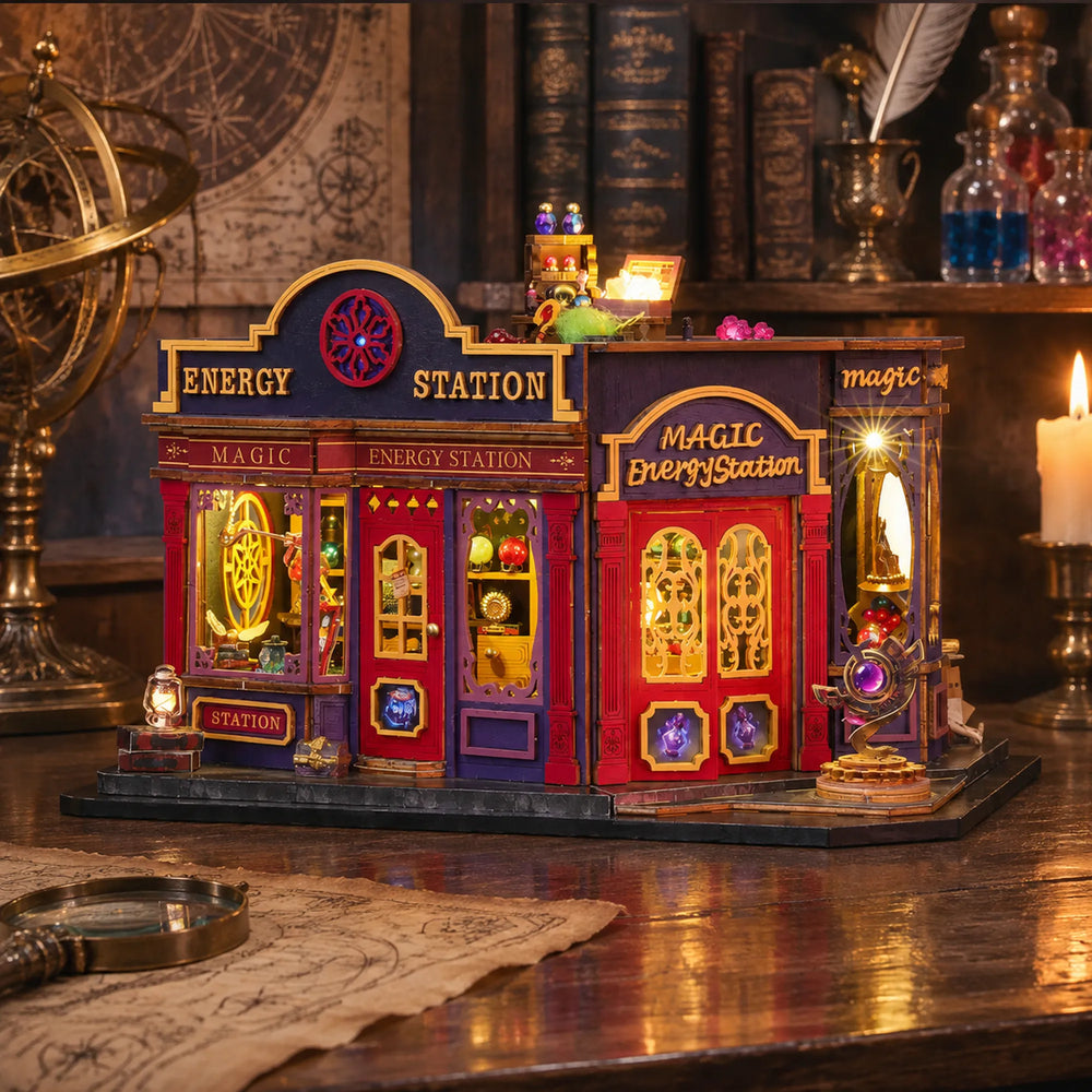A Magical Shop Full of Character — Magic Energy Station DIY Mini House Kit ｜DIY Miniature Kit