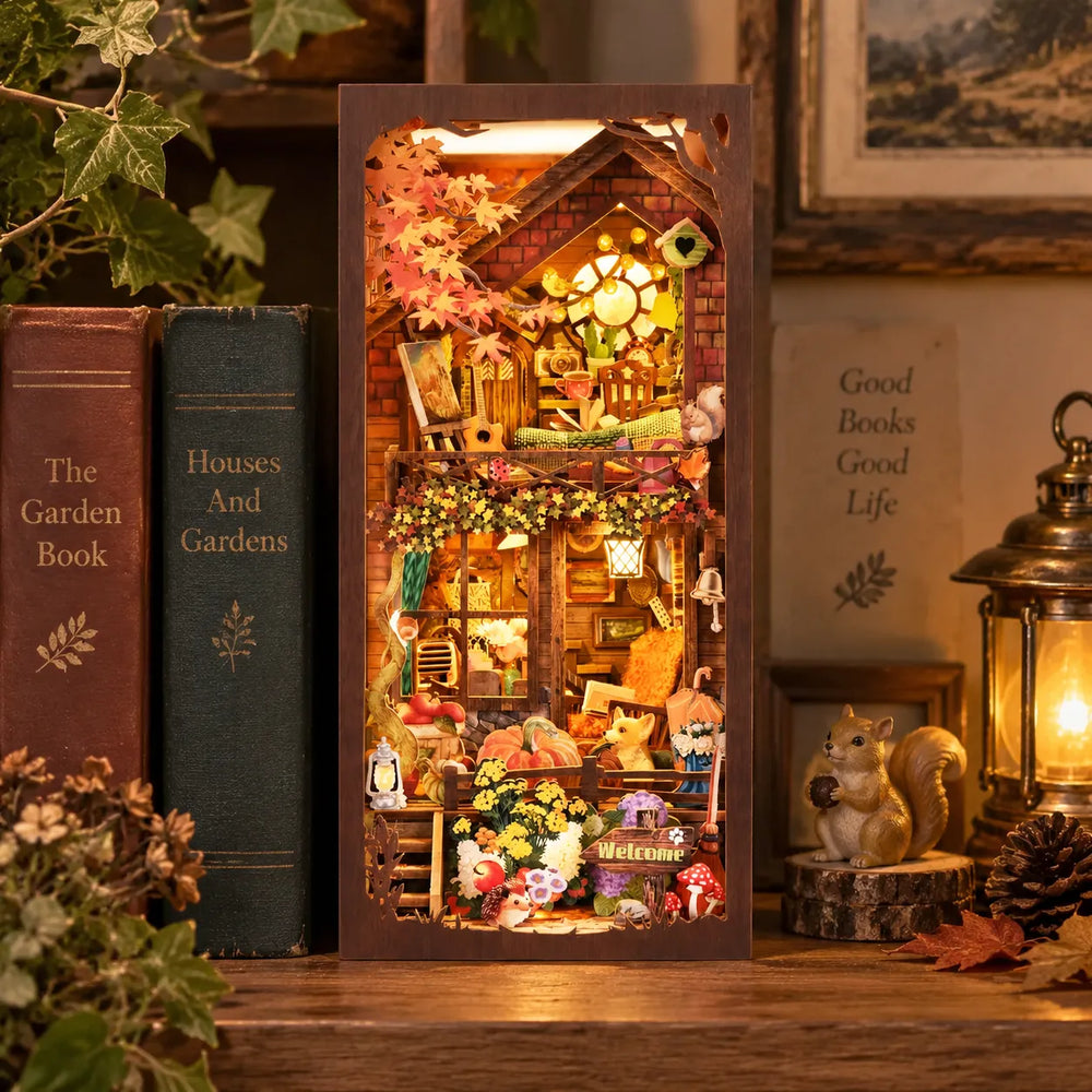Autumn Woodland Retreat — Twilight Cottage DIY Book Nook Kit