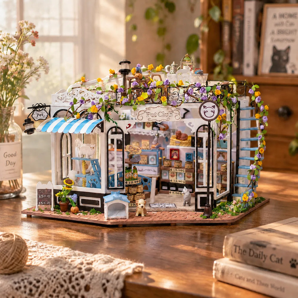 A Charming Pet Club Retreat — The Pet Club DIY Miniature Kit