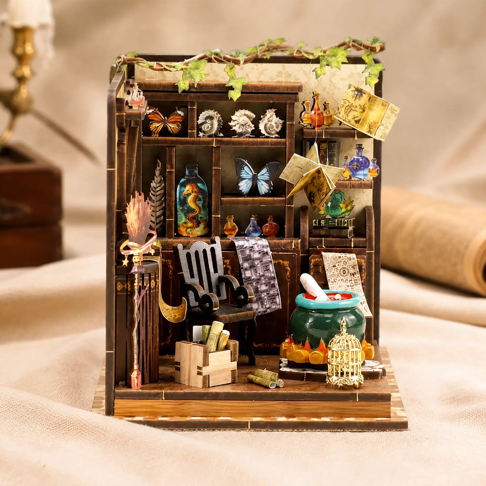 Hidden Wizard Potion Workshop — Magic Potion Workshop DIY Mini House Kit | DIY Miniature Kit
