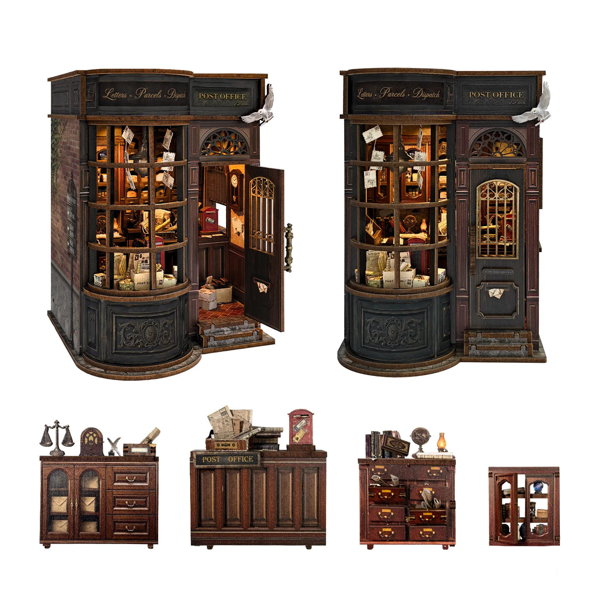 Night Owl Courier DIY Book Nook Kit - ROCOXIA