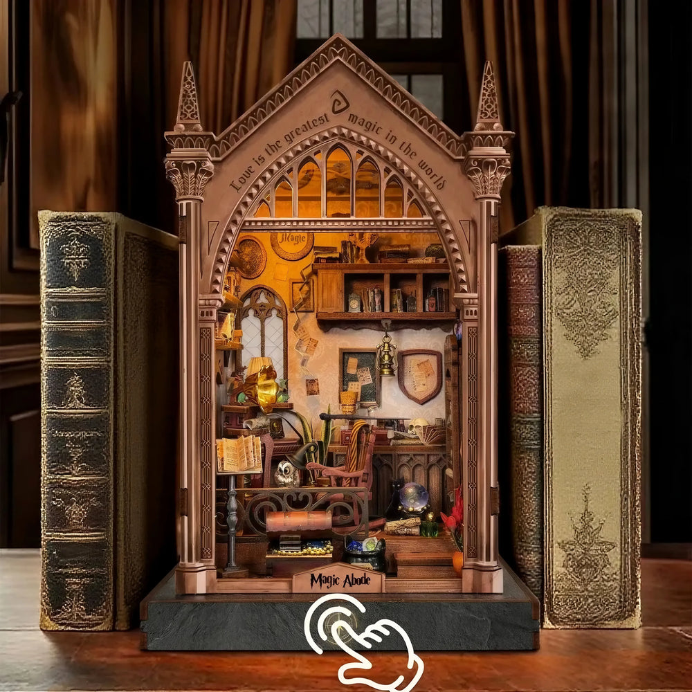 One-Tap Magical Warm Lighting — Kit de maison de poupée miniature Magic Abode DIY