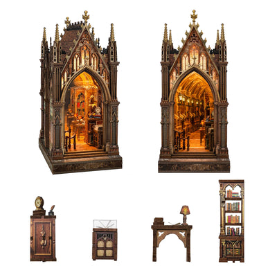 Aleph Library DIY Book Nook Kit - ROCOXIA