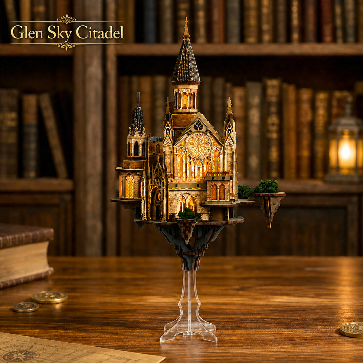 Glen Sky Citadel DIY Miniature House Kit - ROCOXIA