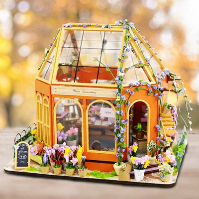Flower Boutique Mini House Kit l DIY Miniature Kit - ROCOXIA