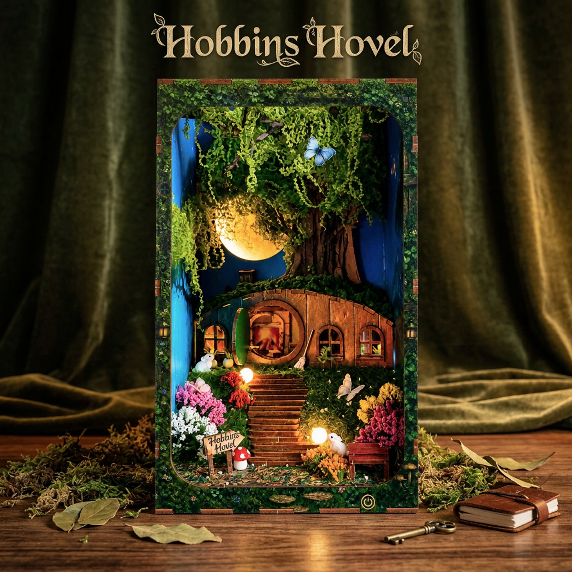 Hobbins Hovel Fantasy Cottage DIY Book Nook Kit