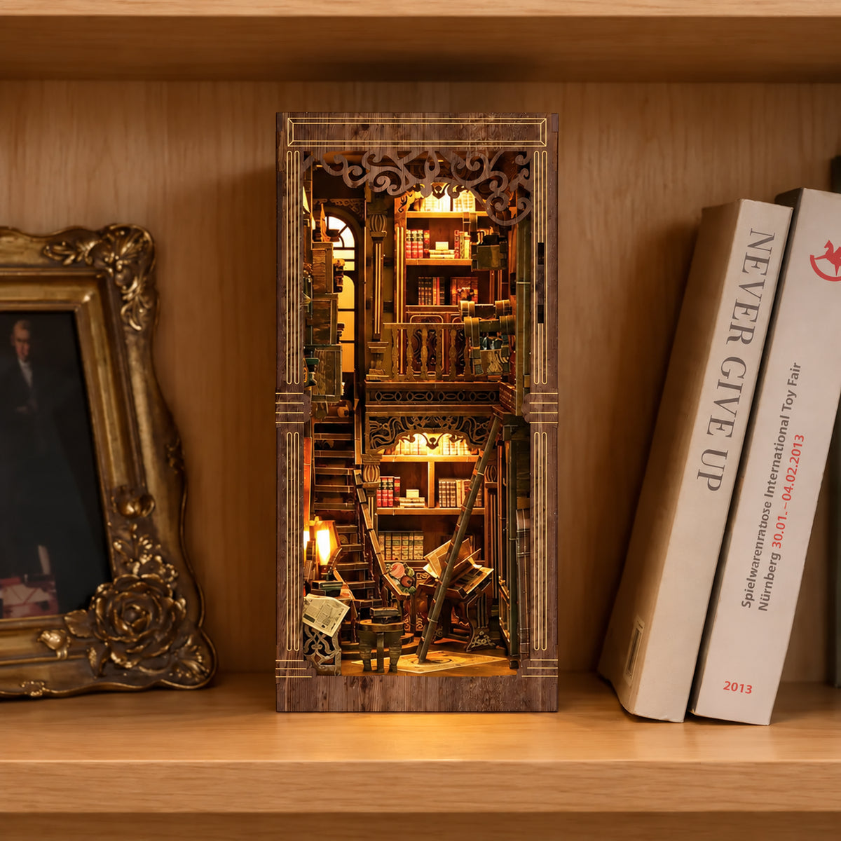 Ancient Book Collection Room DIY Book Nook Kit