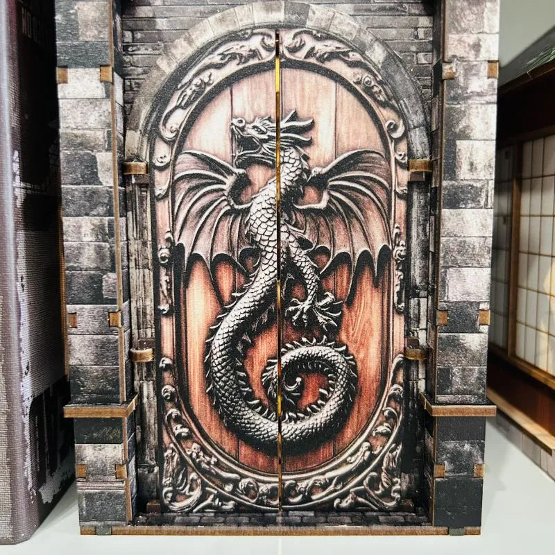 Dragon’s Treasure Lair — Dragon's Treasure Labyrinth DIY Book Nook Kit