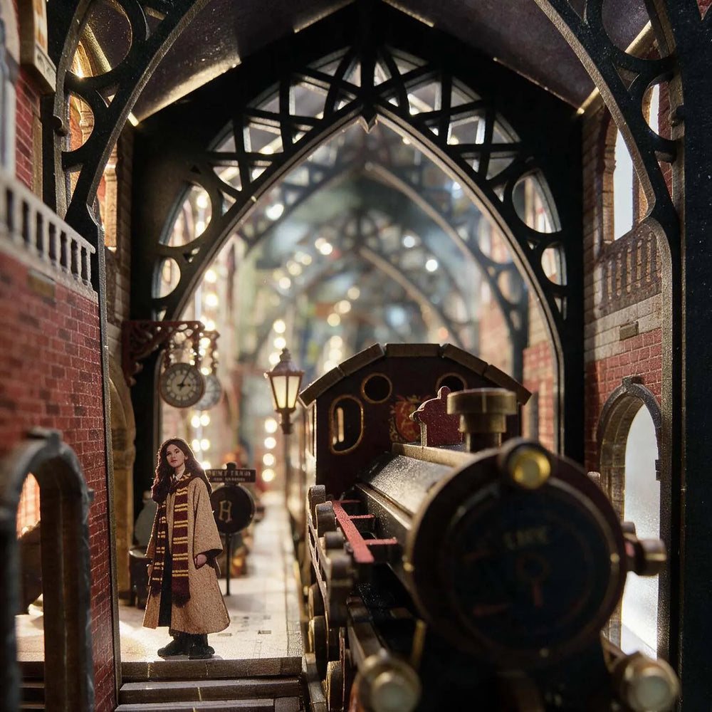 A Scene with Depth — Hogsmoor Station DIY Book Nook Kit