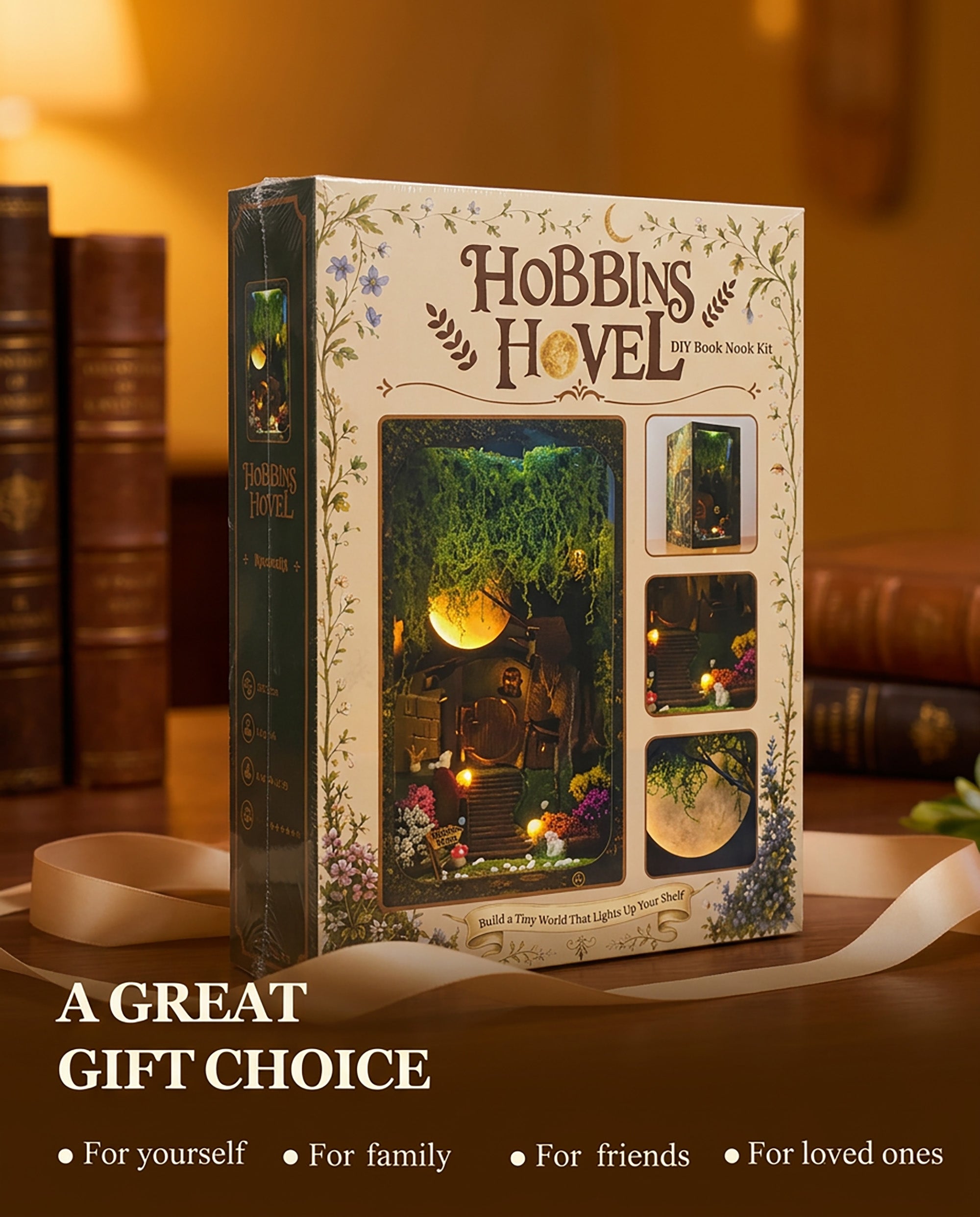 Hobbins Hovel Fantasy Cottage DIY Book Nook Kit