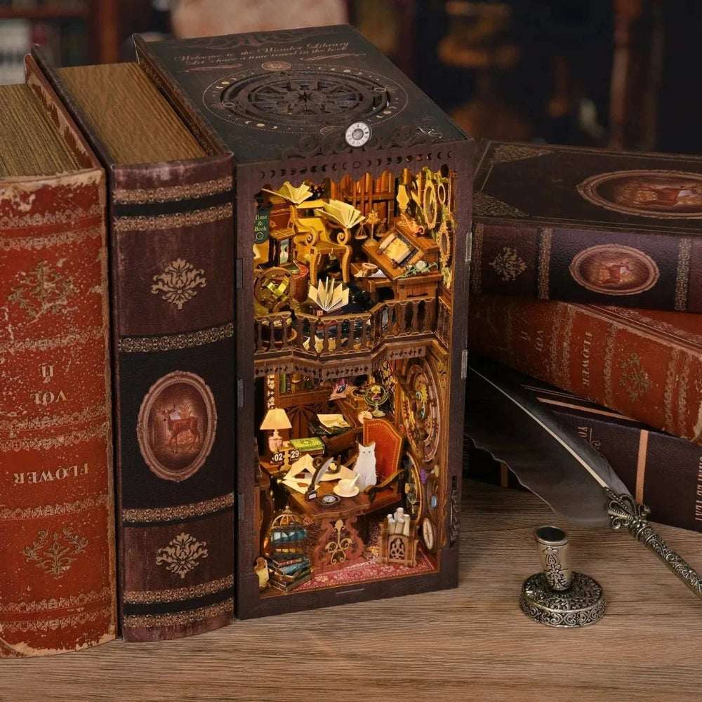 Wonder Library DIY Book Nook Kit – Where Every Book Holds a Secret - ROCOXIA