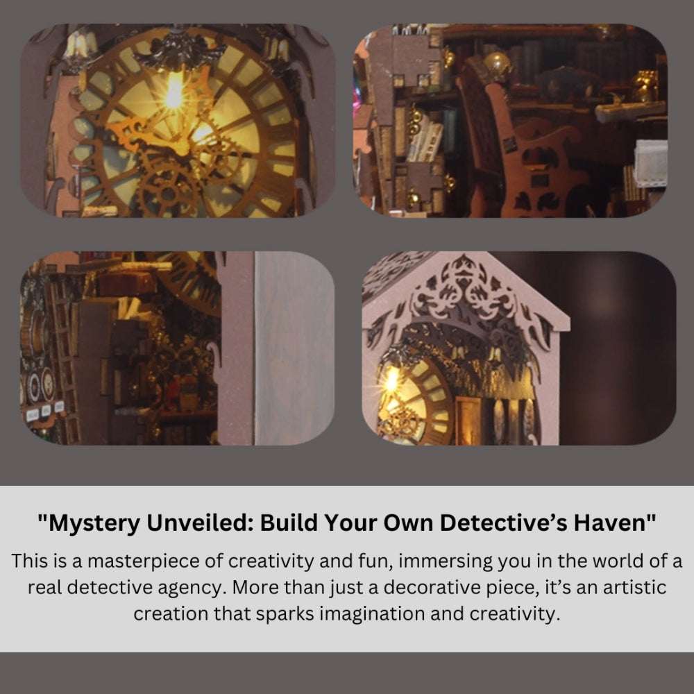 Investigation Bureau DIY Book Nook Kit - ROCOXIA