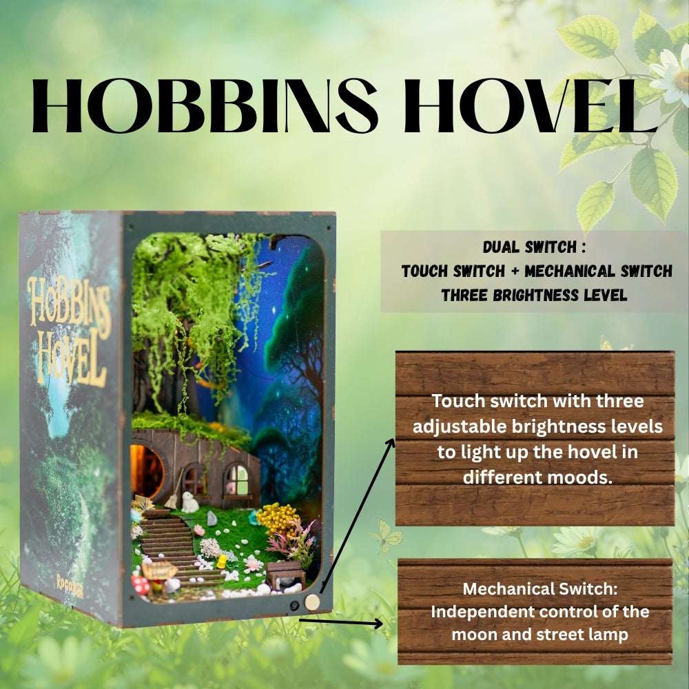 [Pre Order] Hobbins Hovel DIY Book Nook Kit - ROCOXIA
