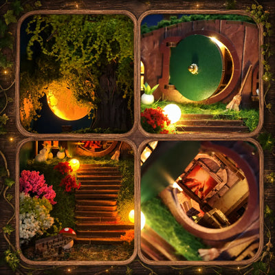 Hobbins Hovel Fantasy Cottage DIY Book Nook Kit
