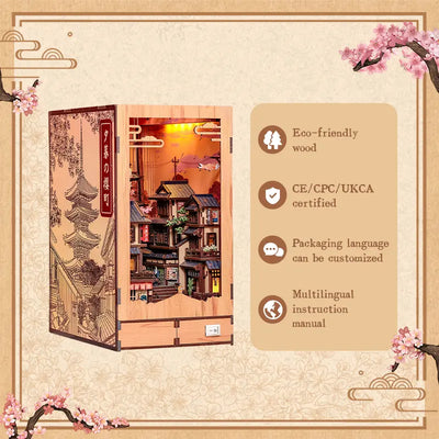 Twilight Sakura Path DIY Book Nook Kit - ROCOXIA