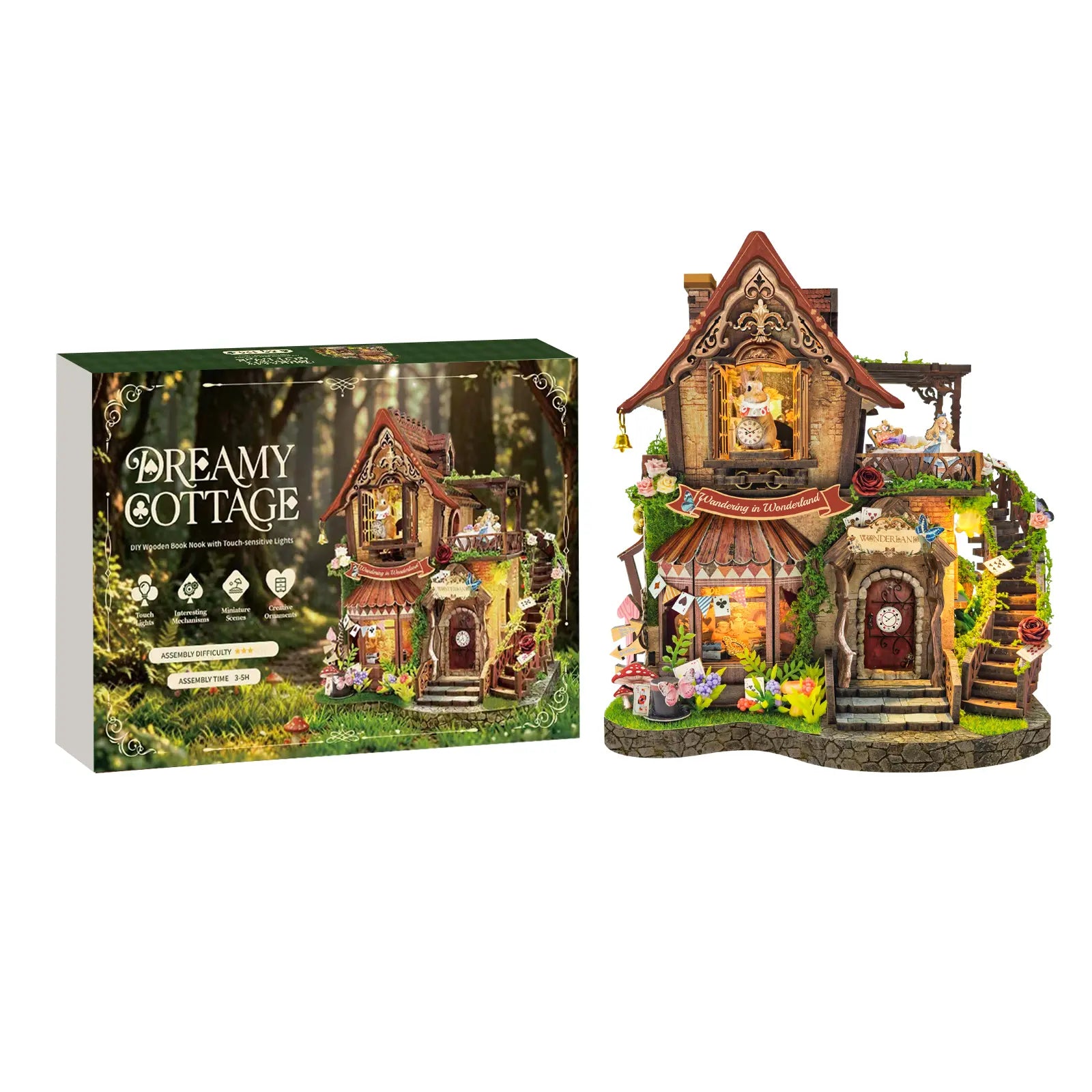 Dreamy Cottage DIY miniature house kit gift packaging box