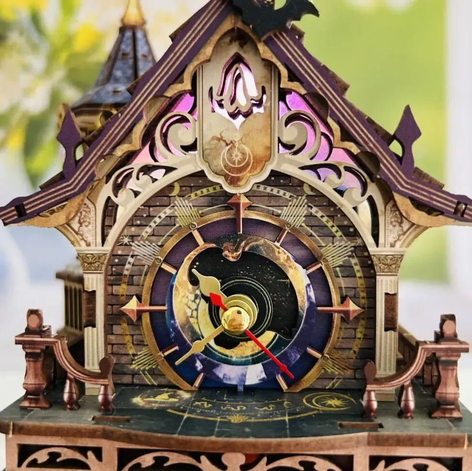 Mystical Magical Clock Tower Top — Time Magic Club DIY Mini House Kit l DIY Miniature Kit