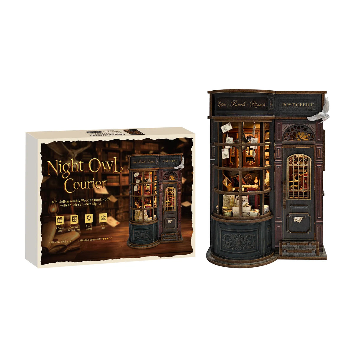 Night Owl Courier DIY Book Nook Kit - ROCOXIA
