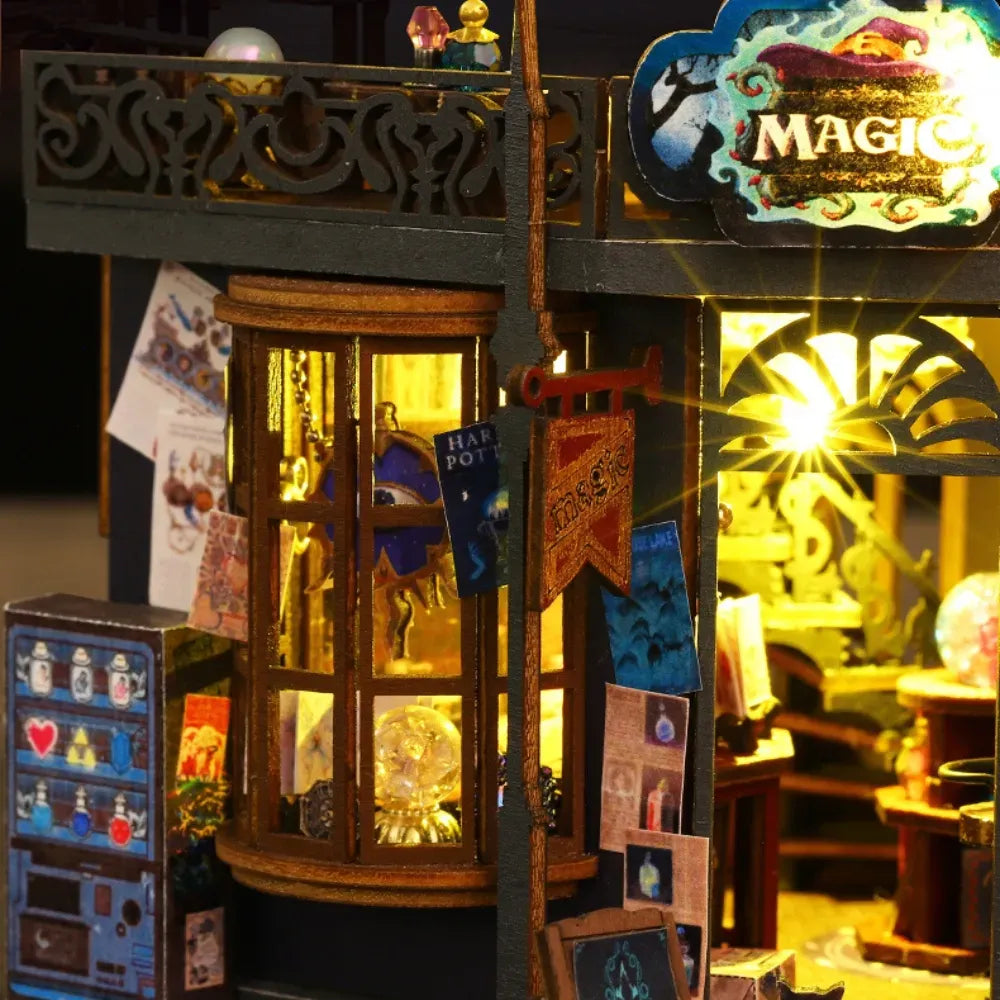 Warm Magical Lighting — Holo Magic City II DIY Mini House Kit ｜DIY Miniature Kit