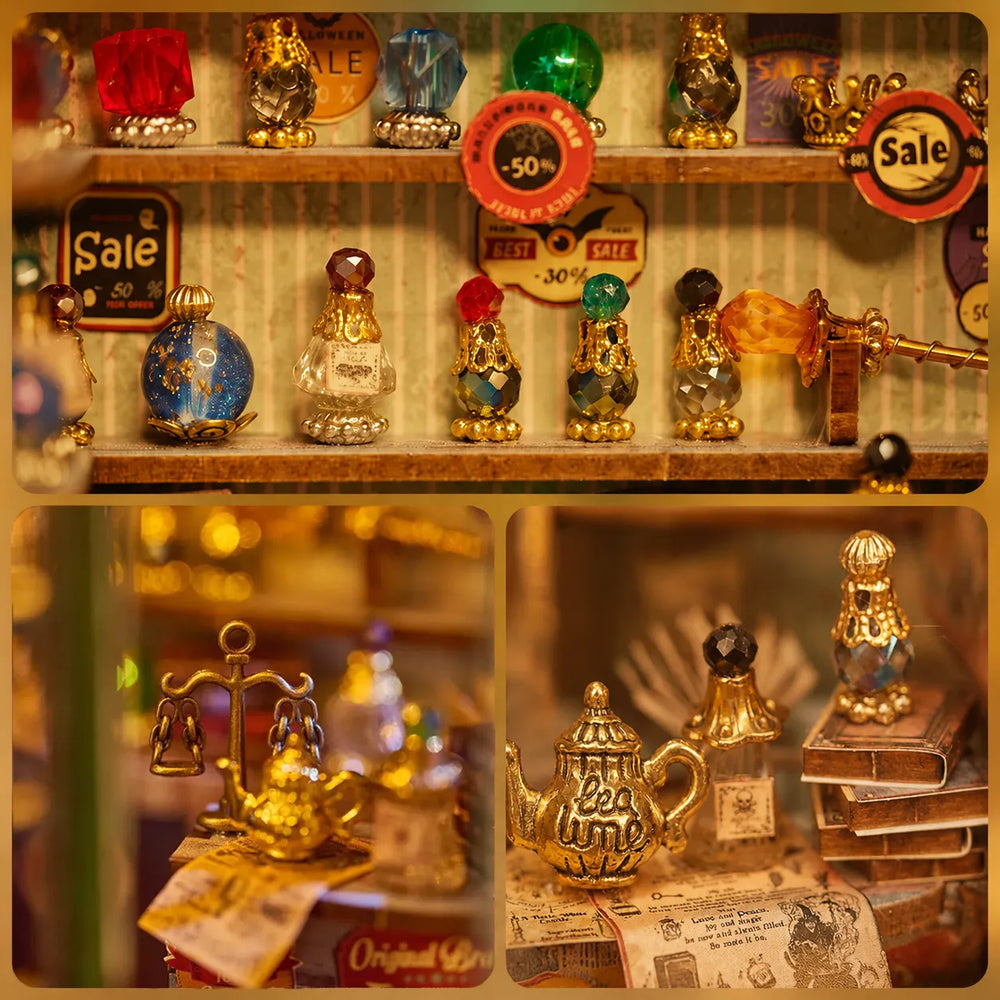 Tiny Treasures Behind the Door — DIY-Bücherregaleinsatz „Zauberladen“
