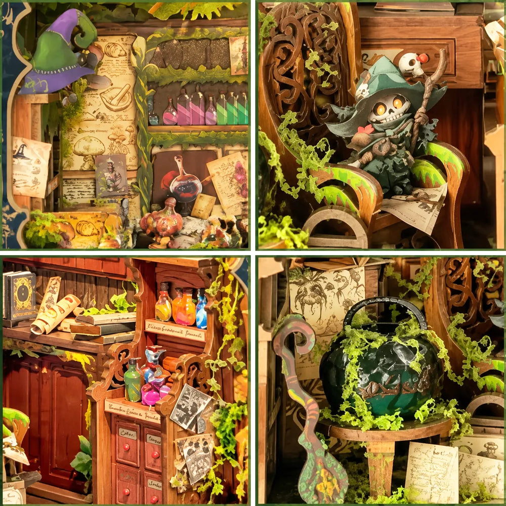 Tiny Potions & Magical Details — Alchemy Diary DIY Book Nook Kit