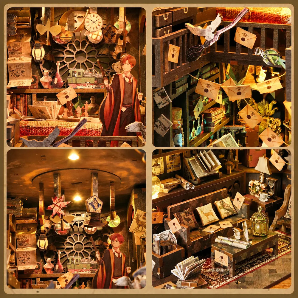 Rich Magical Home Details — The House of Magic DIY Book Nook Kit