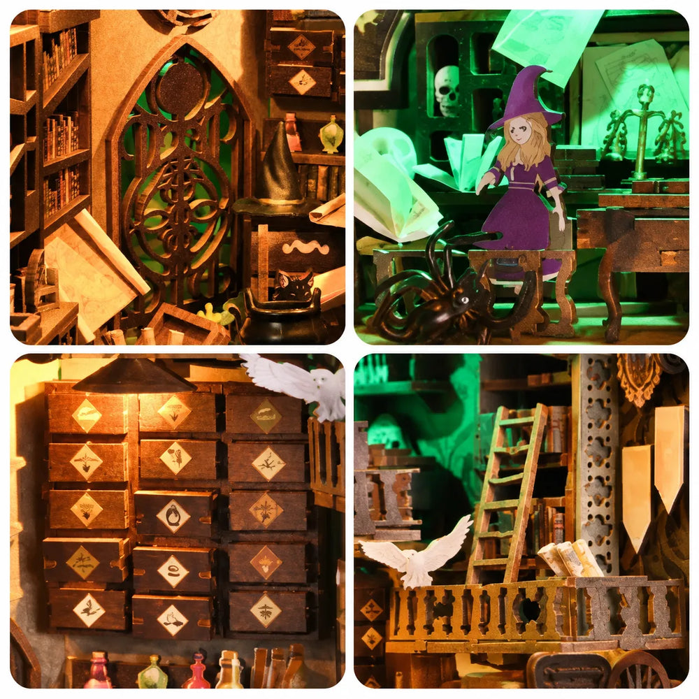 Spellbinding Workshop Details — The Monster's House | DIY Book Nook Kit