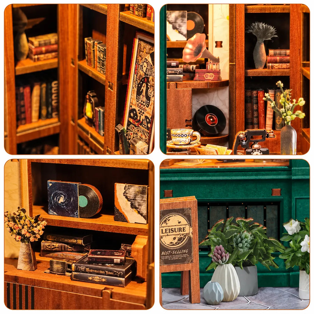 Charming Vintage Shop Details — Moments In Time DIY Book Nook Kit