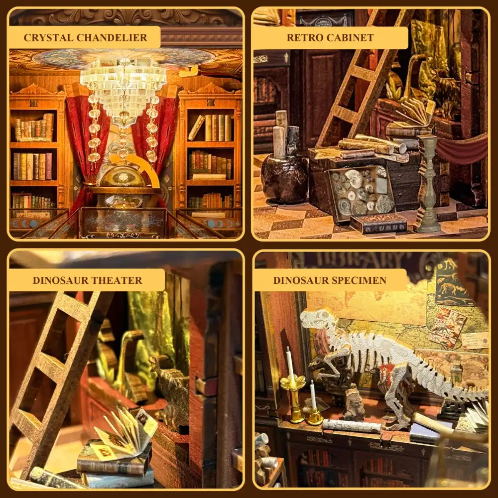 Reading Hall DIY Book Nook Kit - ROCOXIA