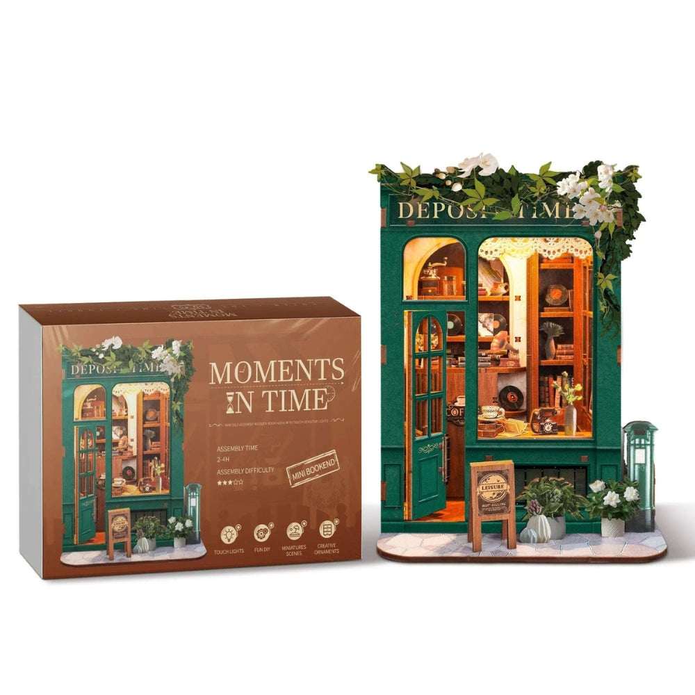 Moments In Time DIY Book Nook Kit - Whispers Between the Shelves - ROCOXIA
