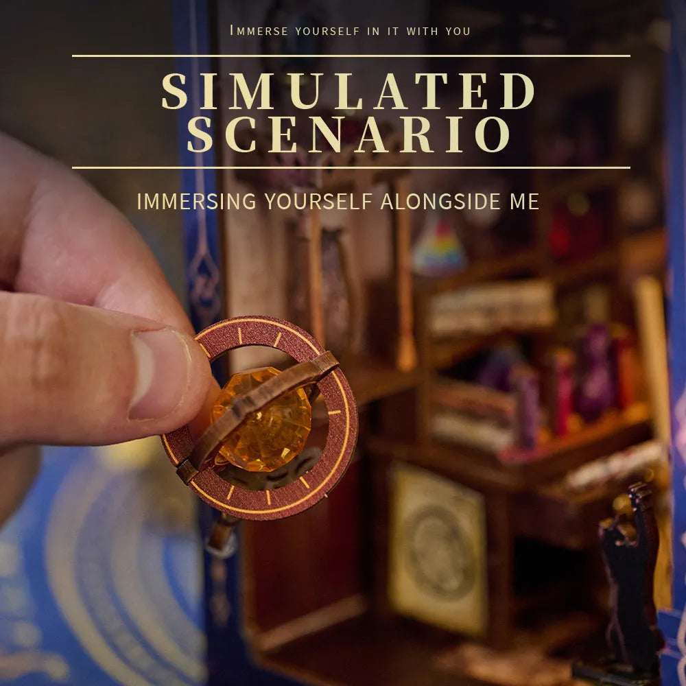 Magic Research Society DIY Book Nook Kit - Unveil the old magic - ROCOXIA