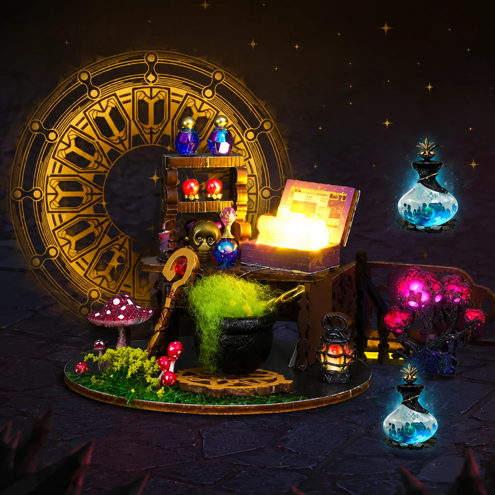 A Staircase to a Hidden Little Space — Magic Energy Station DIY Mini House Kit ｜DIY Miniature Kit