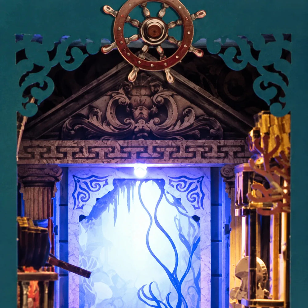 Ornate Temple Architecture — Riddle on the Seabed DIY Book Nook Kit