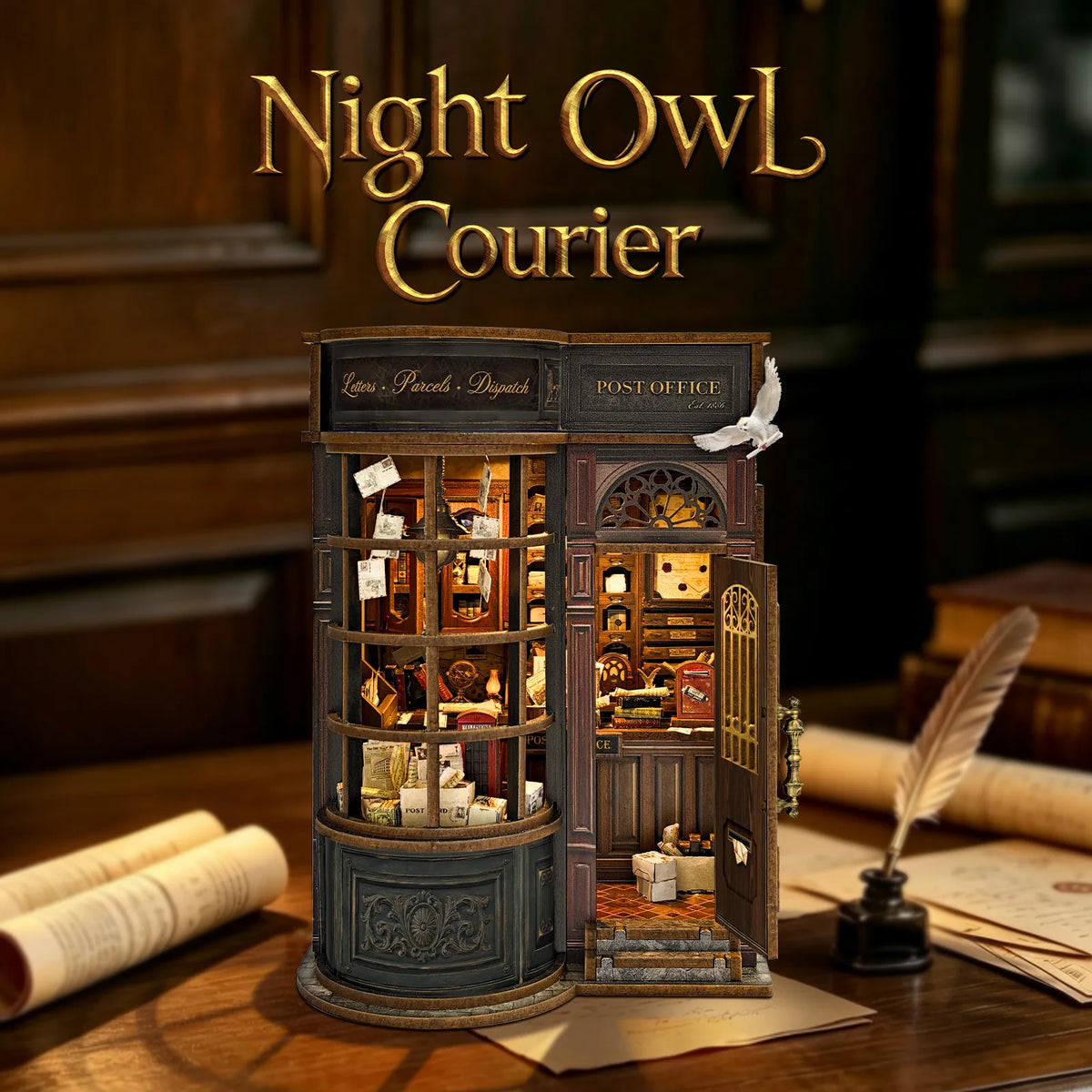 Night Owl Courier DIY Book Nook Kit - ROCOXIA