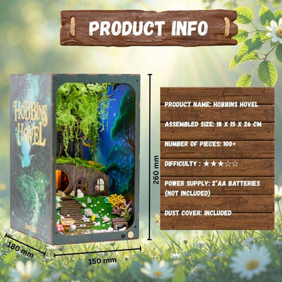 [Pre Order] Hobbins Hovel DIY Book Nook Kit - ROCOXIA