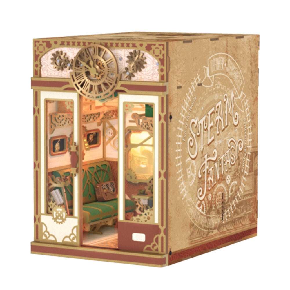 Train Cabin Series – Steam Fantasy Motion Scene DIY Book Nook Kit - ROCOXIA