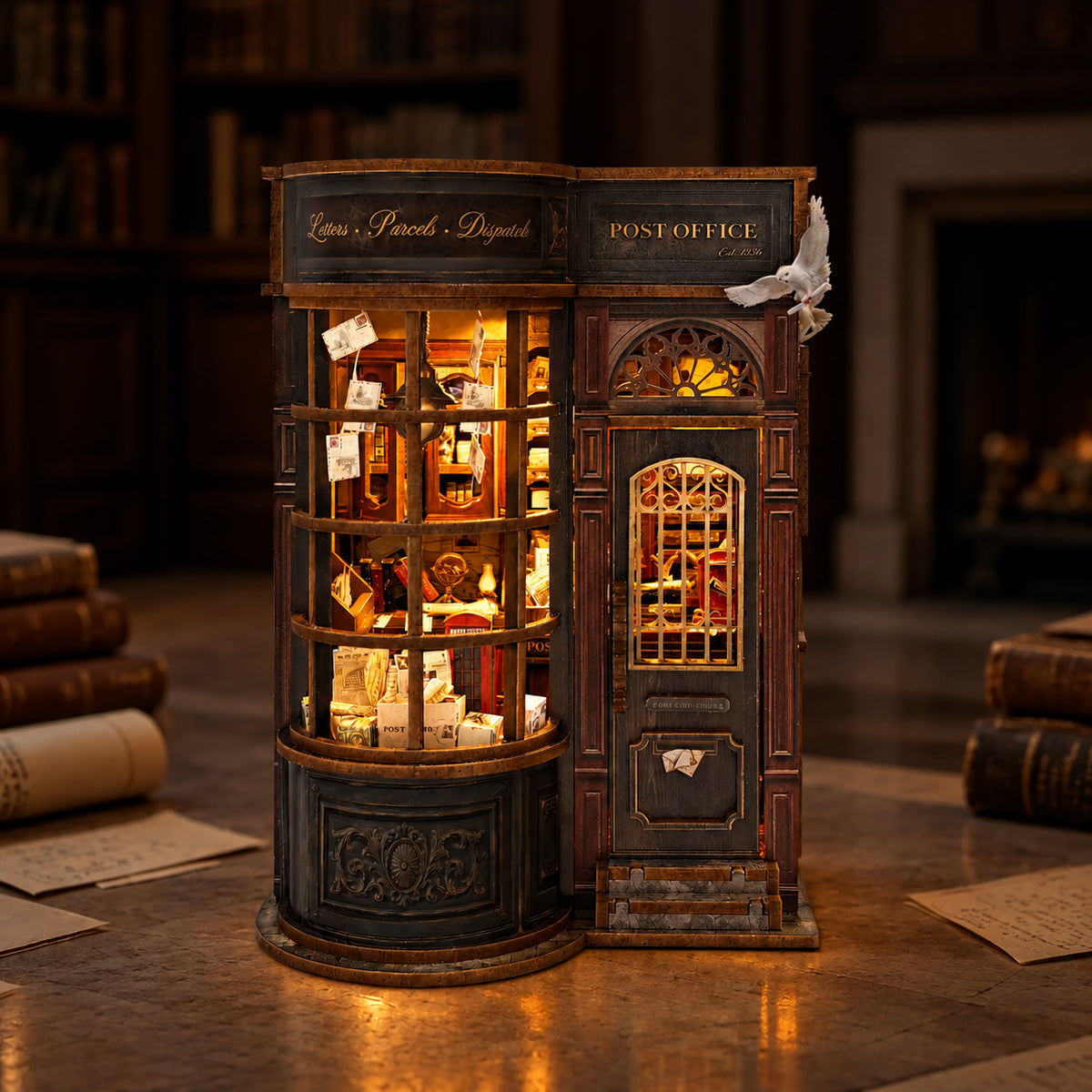 Night Owl Kurier DIY Buchnischen-Bausatz