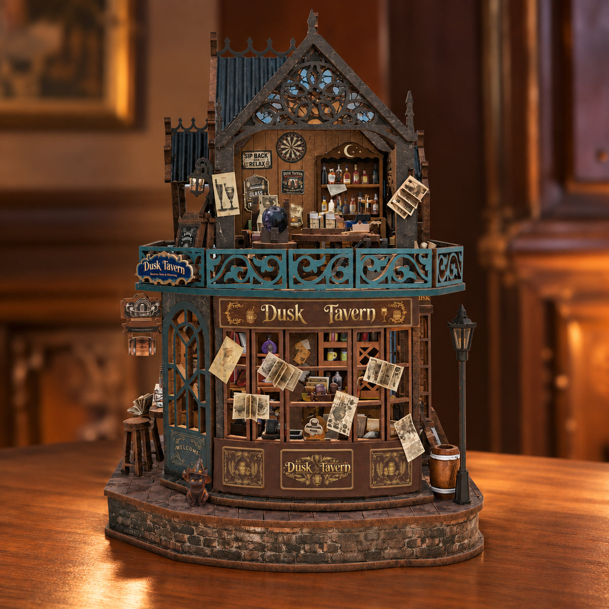Twilight Tavern DIY Miniatur-Hausbausatz