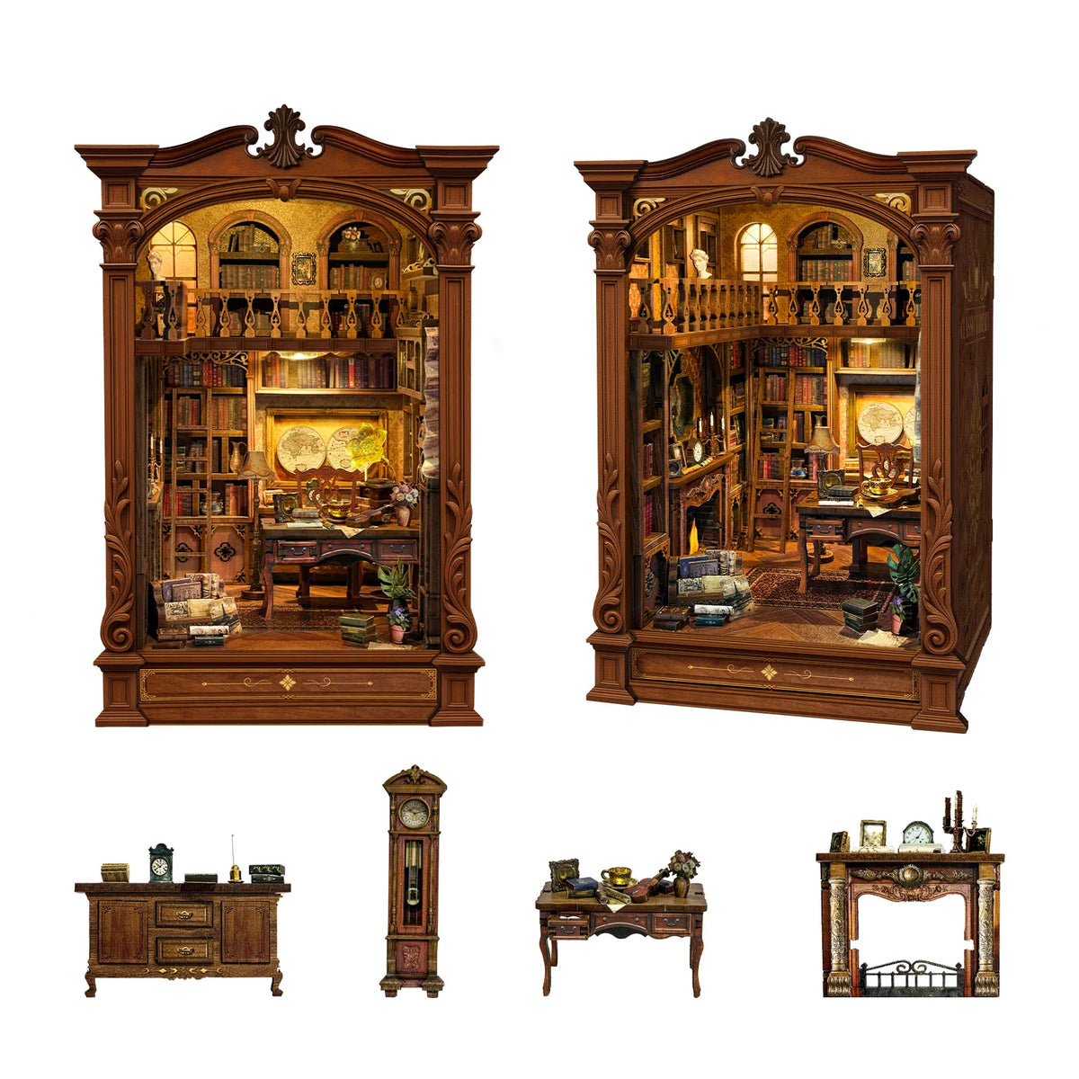 Vintage Archive DIY Book Nook Kit - ROCOXIA