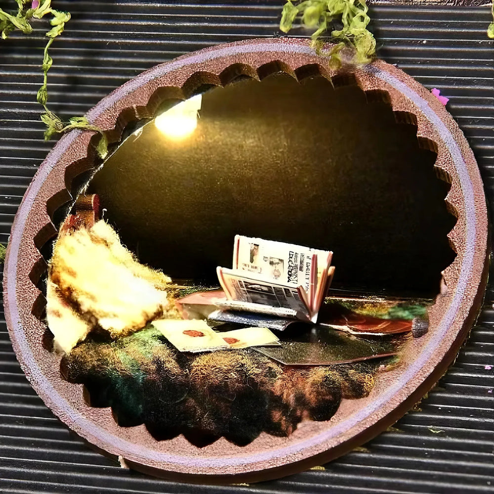 Charming Rooftop Display Nook — Magic Castle DIY Mini House Kit l DIY Miniature Kit