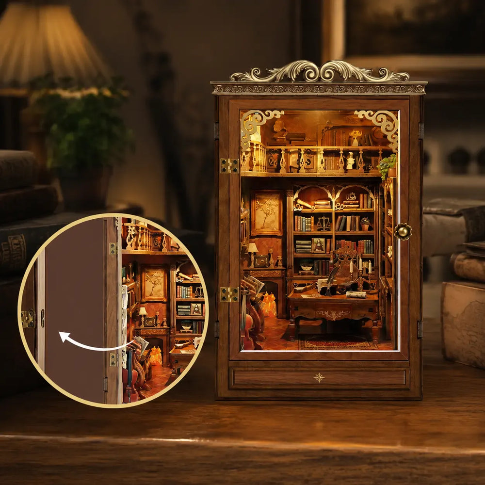 Openable Door Feature — Time Book House DIY Book Nook Kit