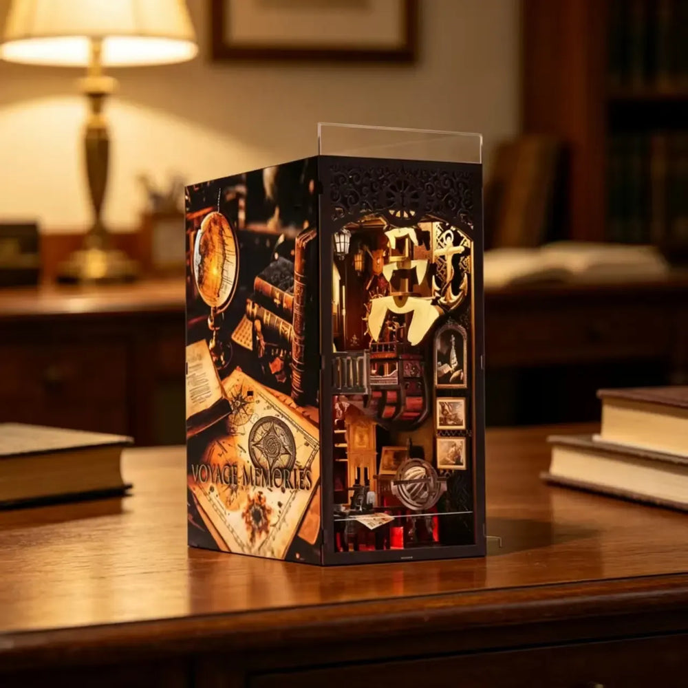 Dust-Free Display — Voyage Memories DIY Book Nook Kit
