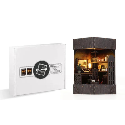 Detective Agency DIY Dollhouse Book Nook Kit - ROCOXIA