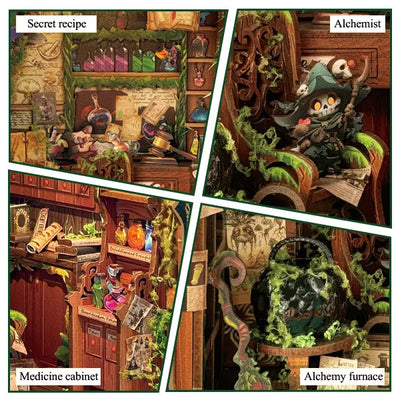 Rocoxia® Alchemy Diary DIY Book Nook Kit - Rocoxia